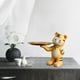 thumbnail image 4 of estatua de tigre, bandeja de almacenamiento, estatuilla, , Amarillo blanco Zulema Bandeja de tocador, 4 of 8