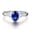 Blue, variant on Vintage Gold Imitation Emerald Moissanite Rings For Women Adjustable Copper Gemstones Jewelry Everyday Use