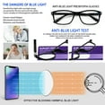 thumbnail image 4 of VIDEBLA 6 Pack Blue Light Blocking Reading Glasses Men Women Spring Hinge Quality Reader, 4 of 8