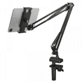 thumbnail image 1 of Long Overhead Tripod Mount for iPhone Webcam Ring Light, Gooseneck Desk Phone Arm Holder for Over Head Video Recording Filming Live Streaming, 1 of 4