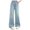 style-06 Blue, variant on Gubotare Tall Girl Jeans Kids Girls' Casual Wide Leg Baggy Ripped Jeans Cool Loose Fit Denim Pants Size 13-14 (Blue,13-14 Years)