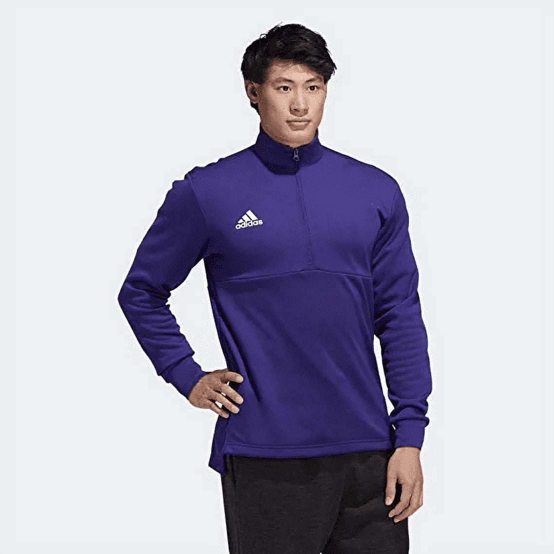FT3322 Adidas Team Issue 1/4 Zip Pullover Team College Purple/White 2XL