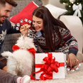 thumbnail image 5 of Jinsinto 3 Pieces Red Christmas Sleigh Bells Jingle Gold Bells Musical Bell Instrument Wooden Handle (5 Bells), 5 of 5
