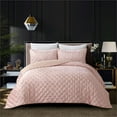 thumbnail image 6 of Posh Living Safiya Velvet 2pc Twin/Twin XL Comforter Set Blush, 6 of 6