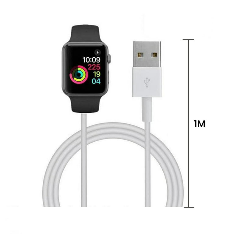 Chargeur de montre pour chargeur Apple Watch, câble de câble de charge USB  A Watch compatible avec Apple Watch Series 6 SE 5 4 3 2 1 1FT0.3M