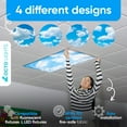 thumbnail image 6 of Octo Lights Fluorescent Light Covers For Ceiling Lights  Magnetic - Cloud Classroom Light Filter, 6 of 10