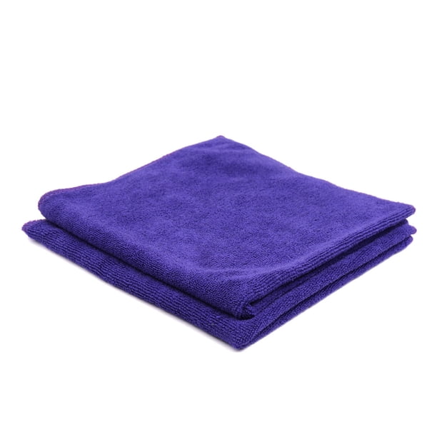 2Pcs 40 X 40cm 300Gsm Microfibra Coche Toalla de Secado El Lavado de Ropa Púrpura
