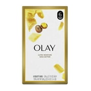 Olay Ultra Moisture With Shea Butter Beauty Bar, 3.75 Oz, 6 Ea..
