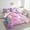Pink Purple, variant on Unicorn 7 Pcs Comforter Set Twin Kawaii Rainbow Bedding Starry Stars Fantasy Horse Sheet Set Bed in A Bag Cute Dreamy Galaxy Magic Room Decor Bed Set