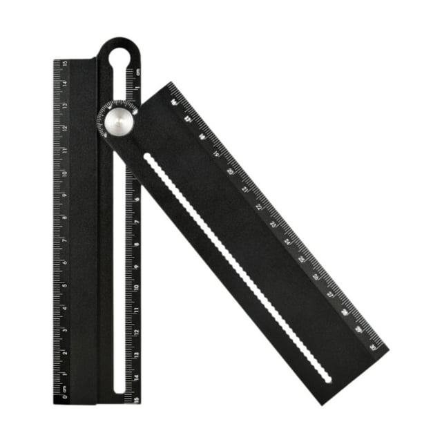 Regla de ángulos Herramienta de medición de ángulos Goniómetro de 12 pulgadas/310 mm Regla para carpintería