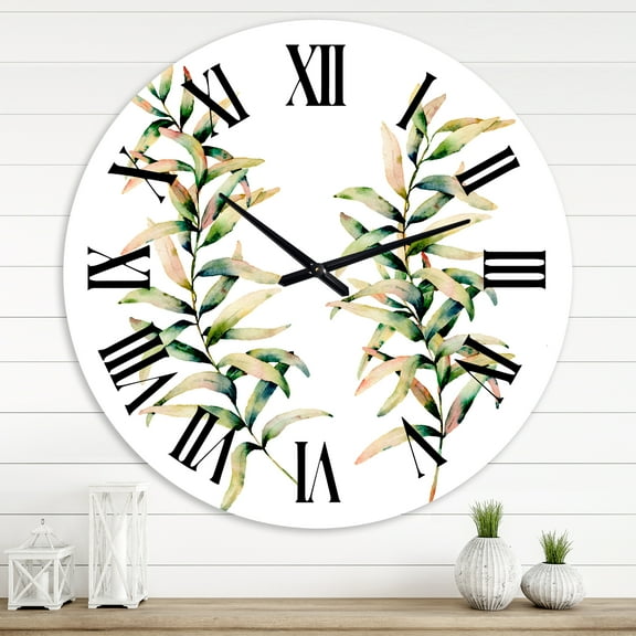 Designart 1 in Quartz Traditional Wall Clock