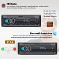 thumbnail image 3 of Estéreo de coche SIXWIN Single DIN Bluetooth 5.0 Manos libres FM, 3 of 7