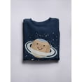thumbnail image 3 of Cute Saturn Design Sweatshirt Women -Image by Shutterstock, Female Small, 3 of 4