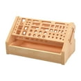 thumbnail image 1 of Organizador de destornilladores de madera, estante de almacenamiento, creativo, resistente, versátil, soporte para herramientas de mano, soporte para, 1 of 8