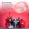 thumbnail image 3 of Gift Wrap Ribbon Wedding Decorations Clothes Making Supply DIY Craft Accessories Light-weight Polyester Ribbons for Ornaments Champagne 07, 3 of 6