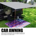 thumbnail image 3 of SUV Tent for Camping, Car Awning Tailgate Tent Windproof Hatchback for Roof Canopy and Poles Universal Waterproofing, UVs Protecte Multipurpose Portable Awning Canopy, 3 of 7