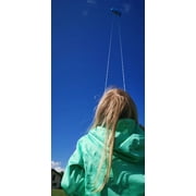 HENGDA KITE for Children and Adults 98inch Dual Line Stunt Parafoil Kites Soft Red Material Nylon