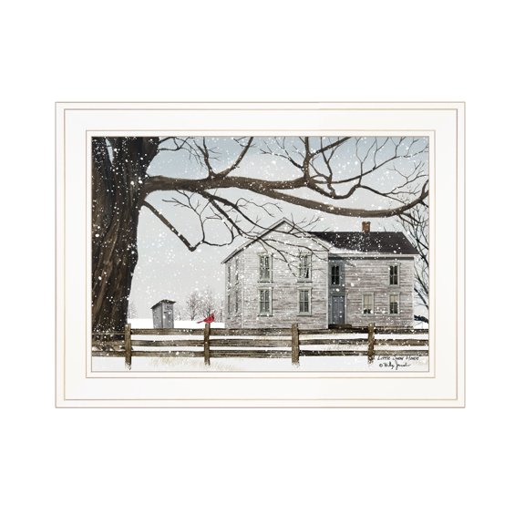 A Little Snow House by Billy Jacobs Print Wall Art Wood Multi-Color