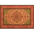 thumbnail image 1 of Ahgly Company Indoor Rectangle Persian Orange Traditional Area Rugs, 6' x 9', 1 of 1