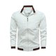 thumbnail image 3 of Chaqueta bomber informal de color liso a la moda para hombre, abrigo ajustado para hombre, nueva llegada, chaquetas de béisbol, chaqueta para hombre, ropa deportiva para primavera y otoño, 3 of 5