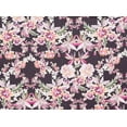 thumbnail image 2 of Zelouf Print On Dty Digital Sample  , Sewing, DIY, Crafts Fabric by the Yard, 968Black/pink, 3 Yard, 2 of 2