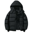 thumbnail image 2 of ZHYou Mens Coat Warm Thick Zipper Long Sleeve Fleece Hooded Casual Jackets, 2 of 6