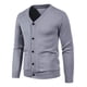 thumbnail image 1 of Suéter Cárdigan Moda De Hombre Abrigo Sweater Camisa De Lana, 1 of 4