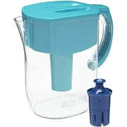 BRITA Longlast 10-Cup Water Filtration Pitcher, BPA-Free, Reduces Lead and Chlorine Taste
