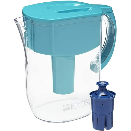 BRITA Longlast 10-Cup Water Filtration Pitcher, BPA-Free, Reduces Lead and Chlorine Taste