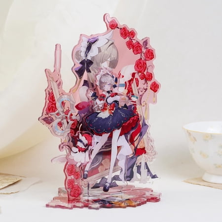 Genshin Impact Sandrone Acrylic Stand Stained Glass Style Print Fatui Harbinger Marionette Standee (1 standee_15cm)