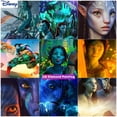 thumbnail image 2 of Avatar de la película de Disney 2, The Way of Water Fantasy Art, pintura de diamantes 5d, taladros completos, Jake Sully y Neytiri, punto de cruz Deco, nuevo, 2 of 4