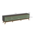 thumbnail image 3 of Mueble TV 85" Kappesberg 218cm con 3 Puertas Negro/Verde, 3 of 10
