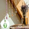 thumbnail image 5 of Uxcell Teardrop Crystal Chandelier Pendants Beads, 6 Pack 160mm Length 38mm Prisms Parts Green, 5 of 6
