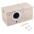 thumbnail image 1 of ZPSHYD Bird House, Wooden Durable Birds Nest Box Cockatiels Bird Breeding Box House Decoration, 1 of 8