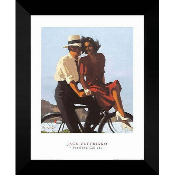 Jack Vettriano Framed Art Print 20x24 "Lazy Hazy Days "