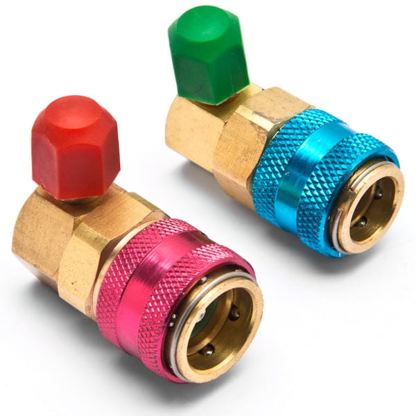 R134A A//C Manifold Gauge Conversion Kit High Low Angle Quick Adapter ACME Car AC