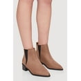 thumbnail image 2 of Women's Trendy Pointy Toe Block Heel Chelsea Boots, 2 of 3