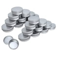 thumbnail image 2 of 80x Screw Top Round Aluminum Tins Cans - Aluminum Screw Lid Round Tin Container Bottle, 2 of 6