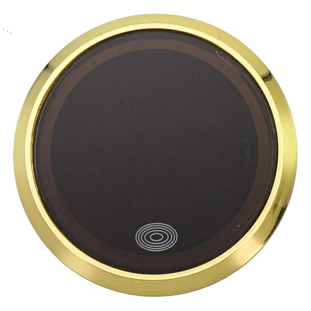 Mini Watch Mini Quartz Clock Light Emitting Electronic Clock Car Clock Waterproof Motorcycle Watch Dashboard Gold Mingyqi