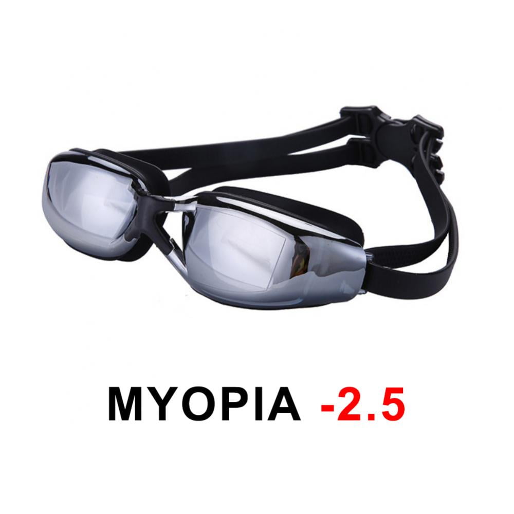 Women men Waterproof Antifog Coating Myopia Eyewear Goggles Swimming Glasses 