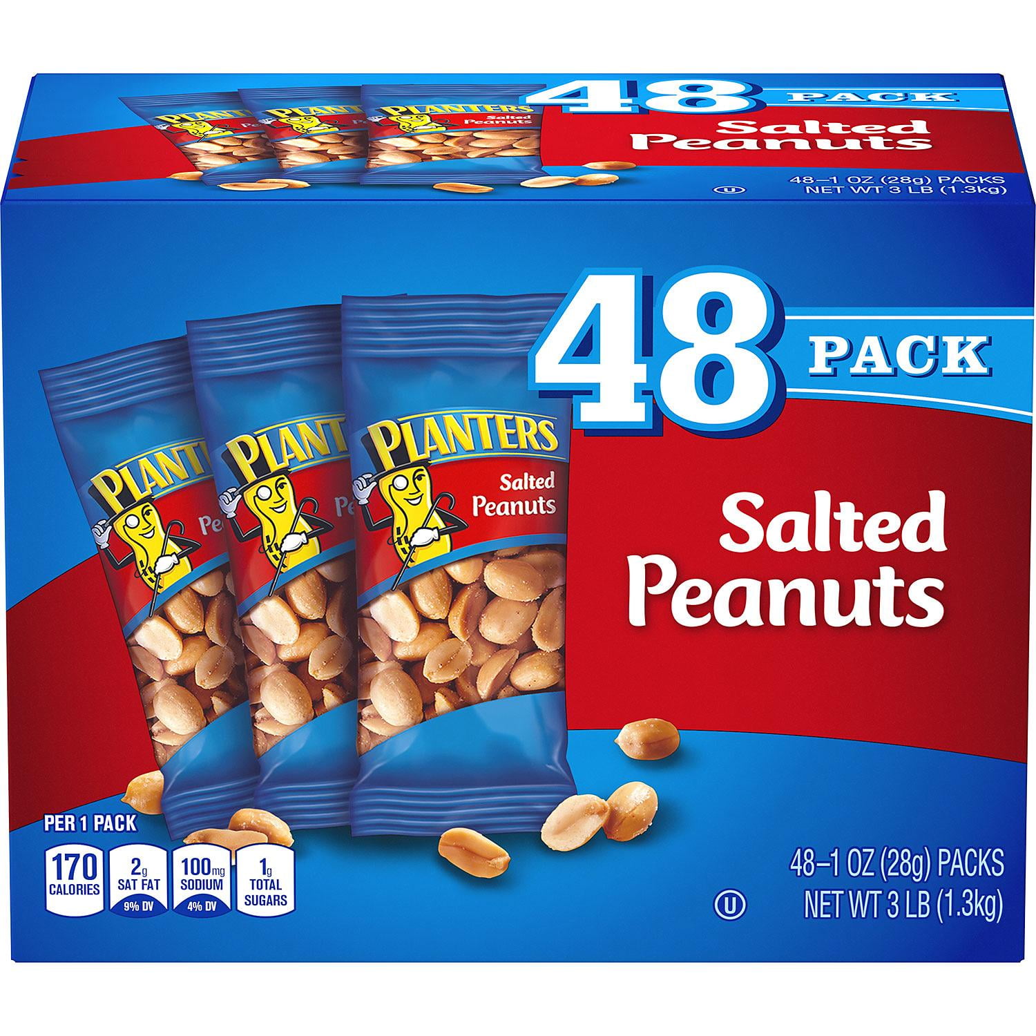 Planters Salted Peanuts (1 oz. Pouches, 48 ct.)