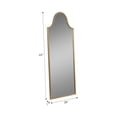 thumbnail image 3 of Sagebrook Home's Modern Glam Gold Metal Arch Floor Mirror Art Deco, 3 of 8