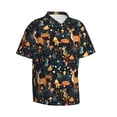 thumbnail image 2 of Fotbe Forest Elf Hawaiian Shirt for Men Unisex Summer Beach Casual Short Sleeve Cotton Linen Button Down Shirts-Large, 2 of 9
