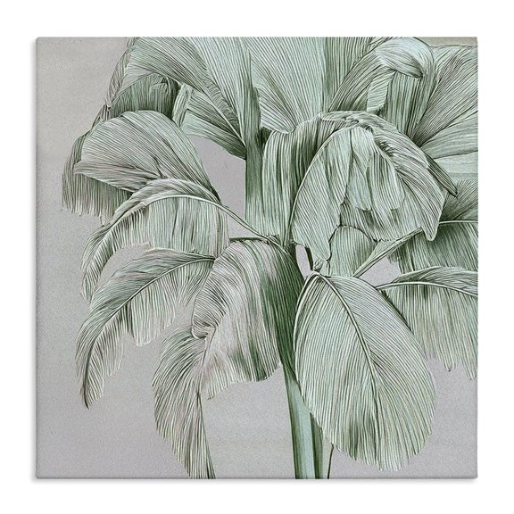 Stupell Industries Contemporary Green Tropical Sway Canvas Art, 17 x 17, by Norm Stelfox