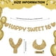 thumbnail image 2 of Banner Fulmoon Pre-Strung Happy Sweet para fiesta de cumpleaños de 16 años, 2 of 7