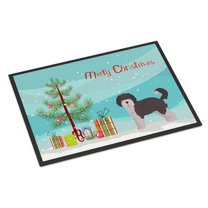 24 x 36 in. Aussiedoodle No.1 Christmas Tree Indoor or Outdoor Mat
