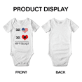 thumbnail image 3 of 50% Albanian + 50% American = 100+% Beautiful Cute Baby Clothing Bodysuits For Boy Girl, 3 of 5