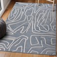 thumbnail image 5 of JONATHAN Y SANDSTONE 4 x 6 Area Rug, Alcina Scandinavian Graphic Lines - Blue/White, SND102D-4, 5 of 12