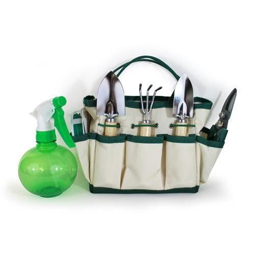 MWGEARS Garden Buddies, Garden Tool Set w Storage Tote (6-piece)-HW3409 by