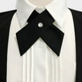 thumbnail image 1 of Pajarita cruzada japonesa y coreana, uniforme profesional de anfitrión del campus con cuello jk y flores para hombres y mujeres, 1 of 5
